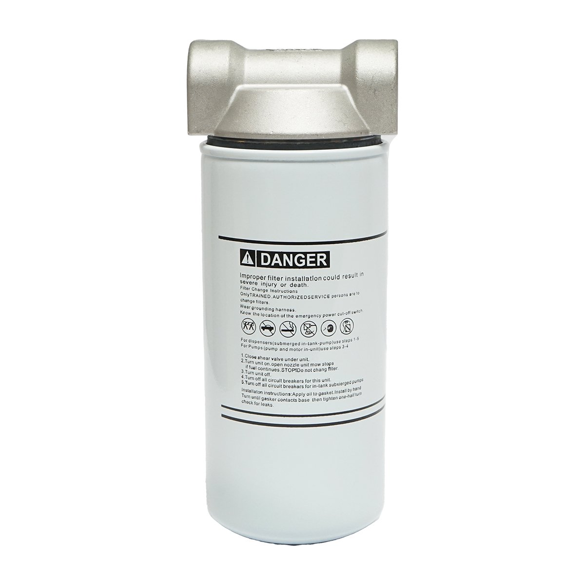 Filtru si suport (baterie) indepartare particule rezervor motorina presiune maxima 3.4 Bar, debit 94.6 L/min, 30 microni, 1 1/2 -16 UNF Breckner Germany